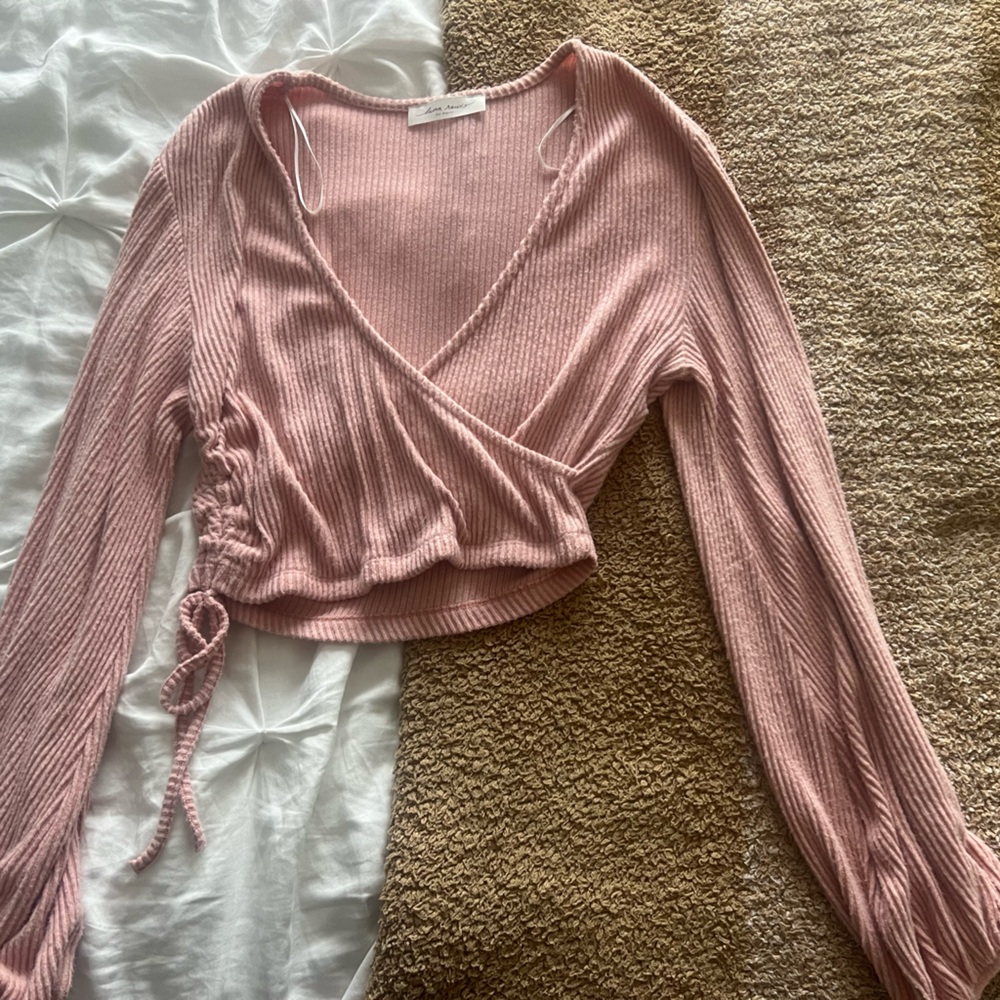 Pink sweater